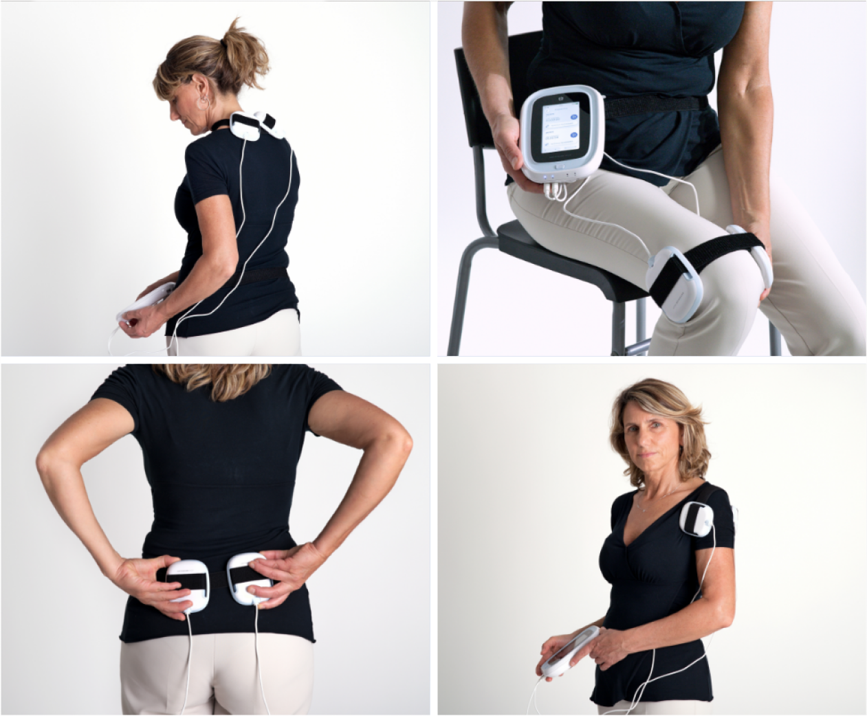 Con Antidolor Pro® è sufficiente azionare il programma specifico e posizionare i diffusori sul punto di maggior dolore. Al resto ci penserà lui!